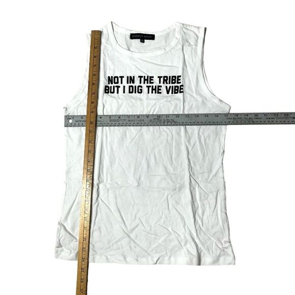 UNKOSHER MARKET Not In The Tribe But I Dig The Vibe Tank Top Womens Size Medium - Picture 5 of 7